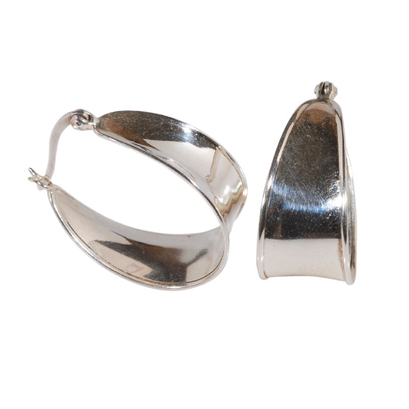 orecchini-argento-liscio-ovali