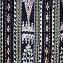 indonesia-coperta-ikat-nera-marrone-panna