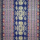 coperta-ikat-blu-violetta-fiori