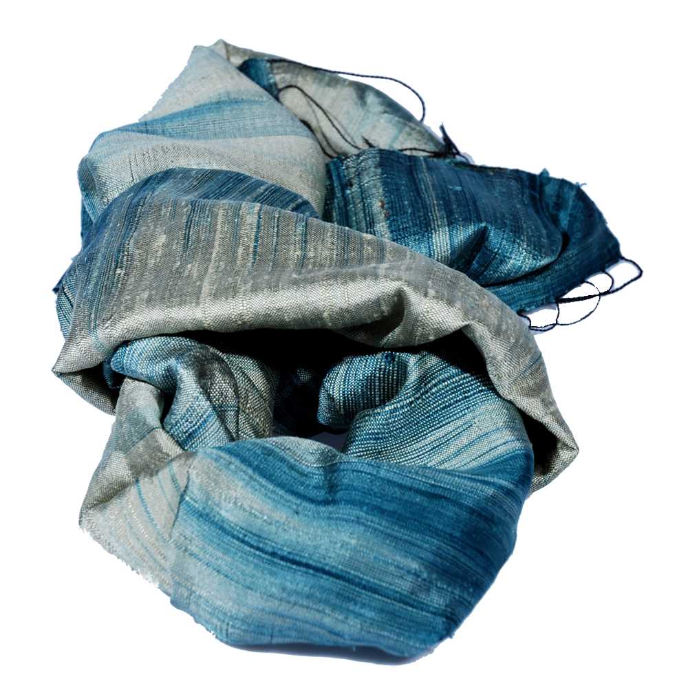 sciarpa-in-seta-grezza-del-laos-turchese