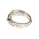 Fede turca in argento a 4 anelli