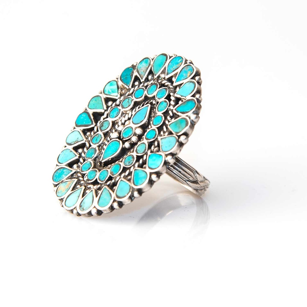 anello-argento-scaglie-turchese-naturale