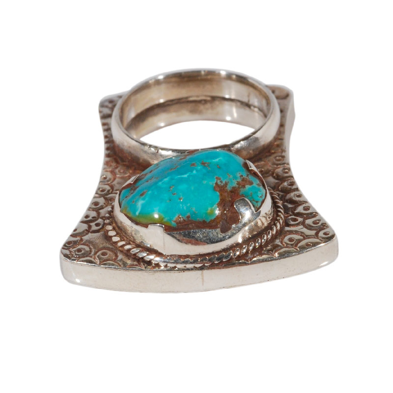 anello-nepalese-argento-turchese-naturale-grezzo