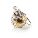 Chiama Angeli in Argento con Gabbietta Light, Doratura e Pietre