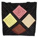 Borsa roi rombi nero gessato