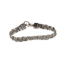 Bracciale morbido a treccia in argento