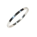 Bracciale tennis in argento con chiusura a scatto