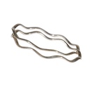 Coppia bracciali argento thailandese onda