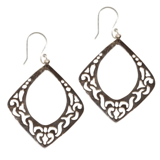 [EL_OR_PS22] Orecchini in argento romboidali