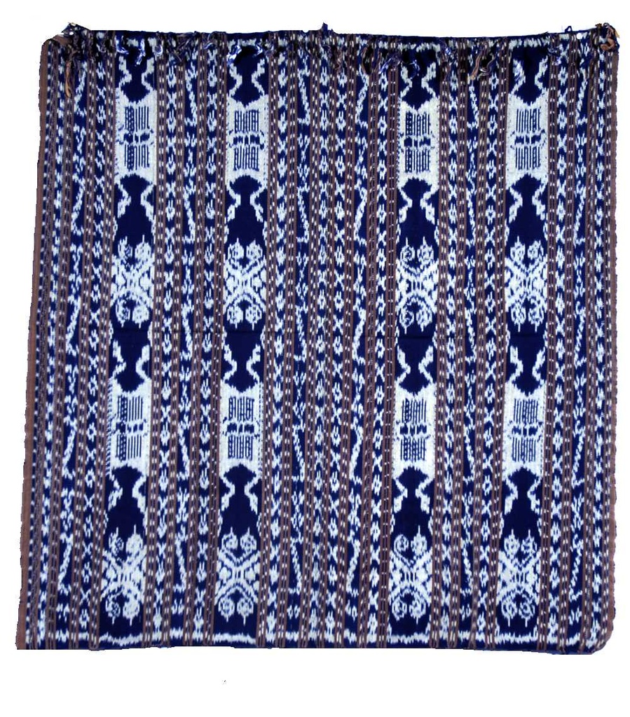 Pannello ikat quadrato blu