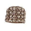 Anello sella con borchie