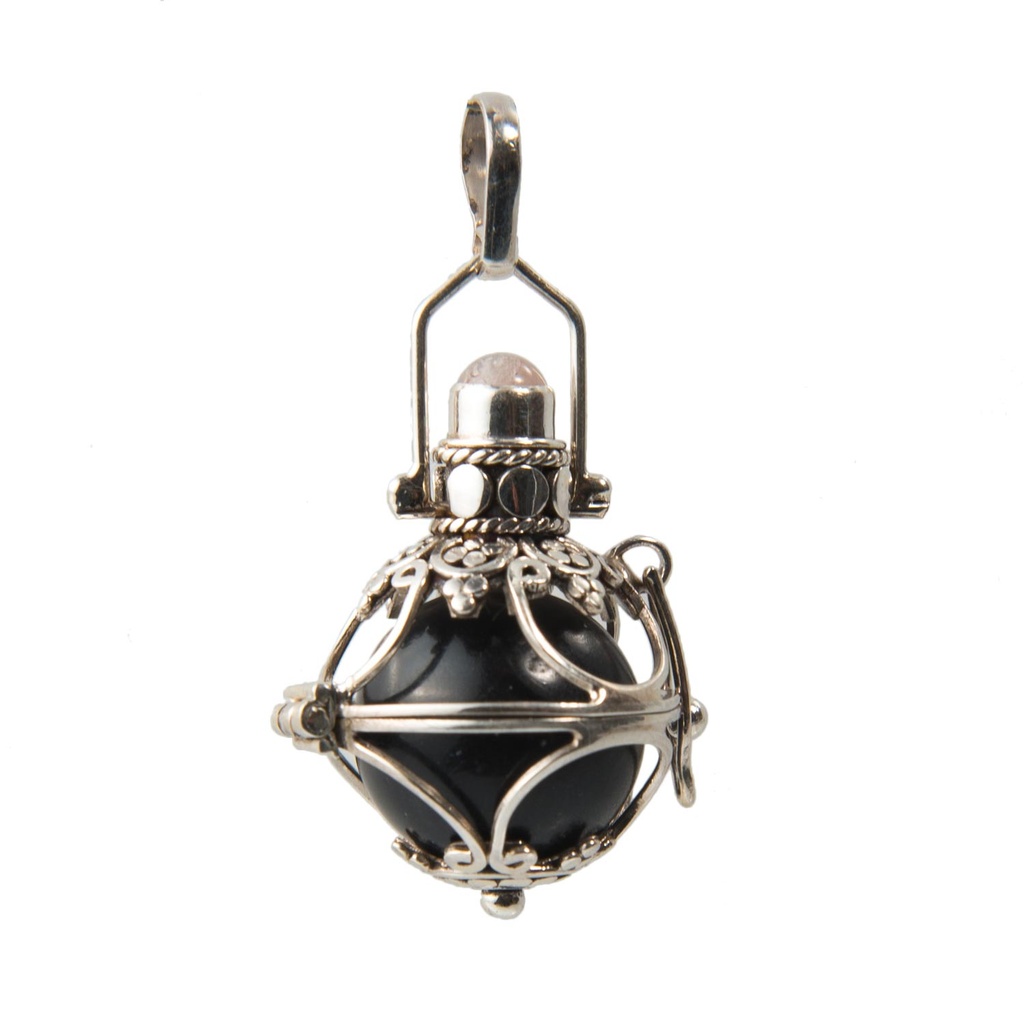 Chiama Angeli in Argento con Gabbietta Light, Smalti e Pietre