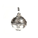 Chiama Angeli in Argento Lavorato con Greca