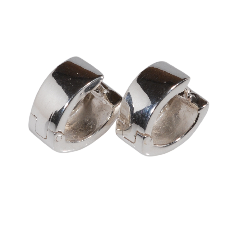 [EL_OR_PS08] Orecchini in argento liscio a goccia