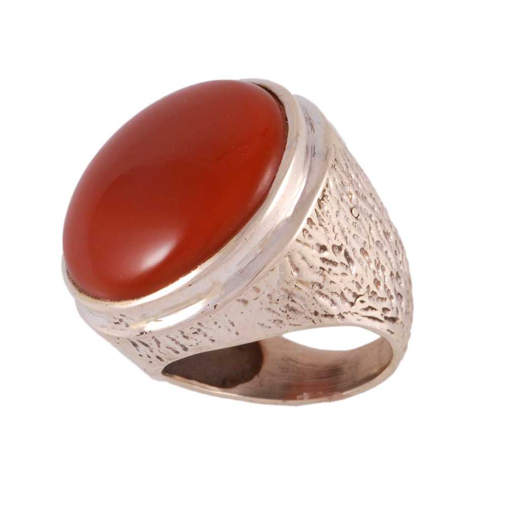 [EL_AN_PT_20] Anello in Argento con Corniola